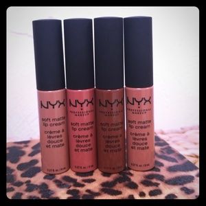 NYX soft matte lip cream bundle